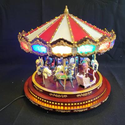 Mr Christmas Marquis Deluxe Carousel With Box