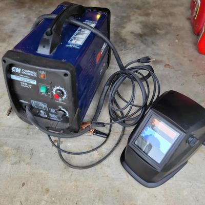 Campbell Hausfeld 120volt Mig/Flux-Core Welder W/Helmet