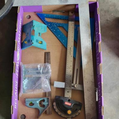 Assorted Measuring & Leveling Tools