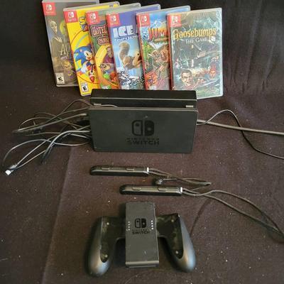 (6) Nintendo Switch Games & Asst Accessories (Switch Console NOT included)