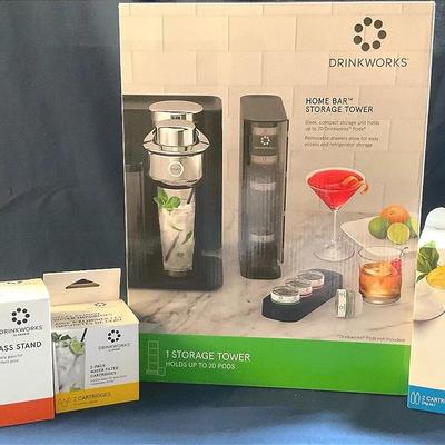 Drinkworks Homebar Storage Tower And Accessories