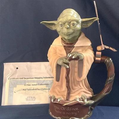 Star Wars Yoda Sculpted Stein Bradford Exchange