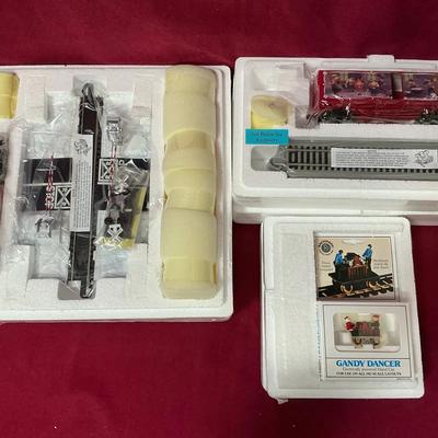 Hawthorne Village Christmas Train Accessories incl. Gandy Dancer