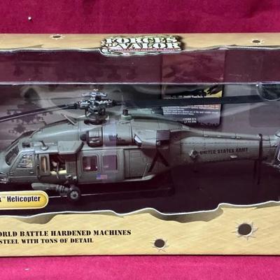 Forces of Valor US UH-60 Black Haek Helicopter Die Cast Model