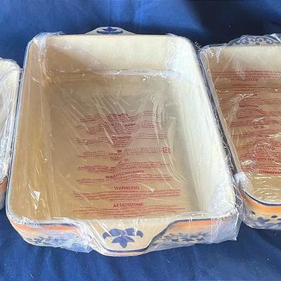 Lidia Stoneware Bakeware Pottery Pans