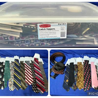 Mens Belts & Ties incl. Alpaca, Knit, Silk & More