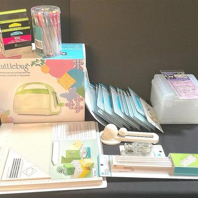 Cuttlebug Embossing Machine, Scoring Board, Martha Stewart Crafts And More