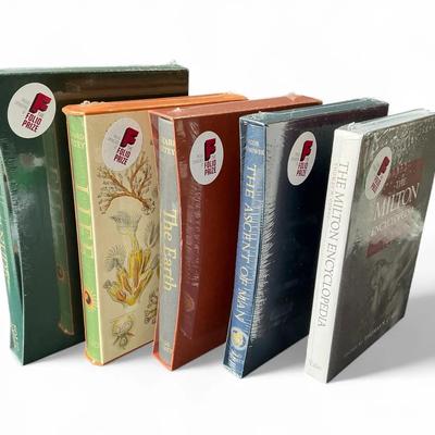 The Folio Society Books - The Earth, The Nude, The Ascent of Man & More (Sealed)