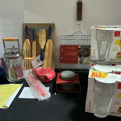 Butter Churner, Pilsner Glasses, Spurtles, Sur La Table 