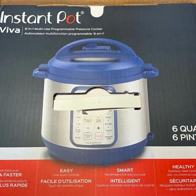 Instant Pot Viva Cobalt 60 Programmable Pressure Cooker (New in Box)