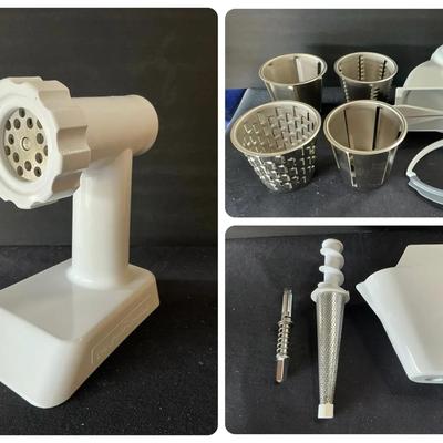 KitchenAid Stand Mixer Attachments - Rotor Slicer, Food Grinder (New in Box)