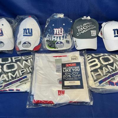 New York Giants Super Bowl Hats & Pierre Paul Jersey 