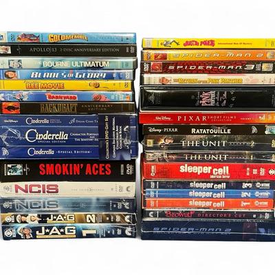 DVD Movie Collection - JAG & NCIS, Ratatouille, Apollo 13 & More 