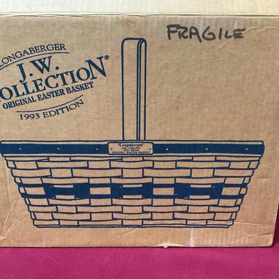 Longaberger J.W. Easter Basket And Small Crisco Basket 