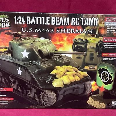 Forces Of Valor Radio Controlled Battle Beam RC M4A3 Sherman