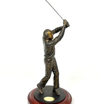 The Danbury Mint Arnold Palmer Statue 