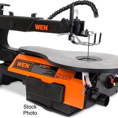 New In Box - WEN Variable Speed Scroll Saw, 16-Inch with Work Light 