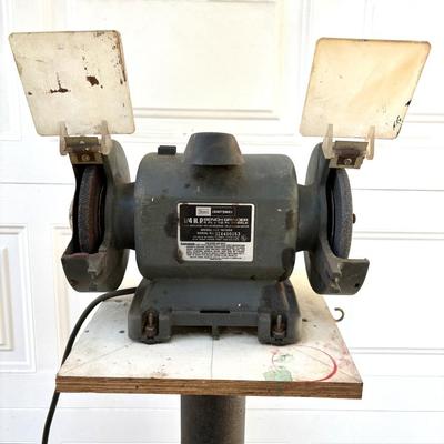 Sears Craftsman 1/4 HP Bench Grinder on Stand 