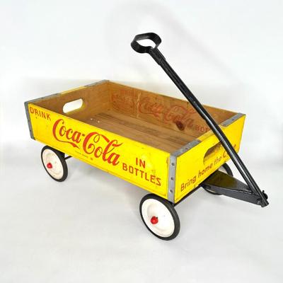 Vintage Coca Cola Crate Wagon 