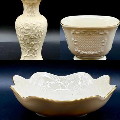 (3) Lovely Lenox Pieces