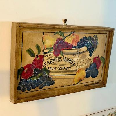 Patricia McKee Farmer's Market Sign