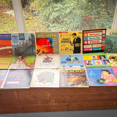 (20) Vintage Pop, Big Band & Broadway Vinyl LPs