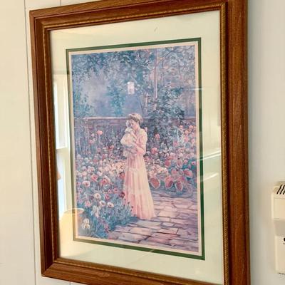 "Thru God's Grace" by Bettie Hebert-Felder Framed Print