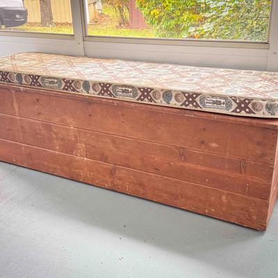 Rustic Handmade Wooden Storage Box