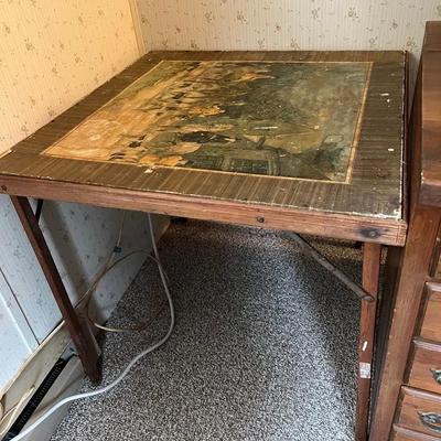 Vintage Folding Card Table