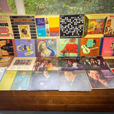 (22) Mid-Century Easy Listening & Lounge Vinyl Records