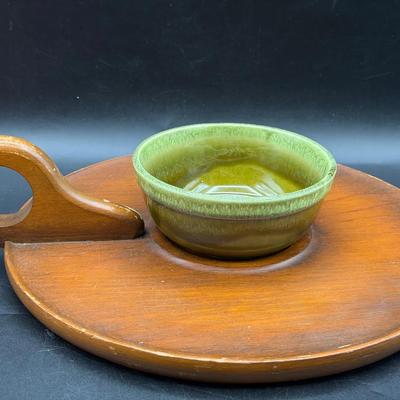 Vintage Serving Tray & Bowl