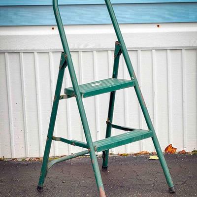 Small Green Step Ladder