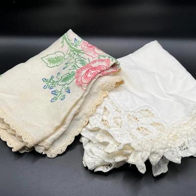 (2) Vintage or Antique Table Runners 