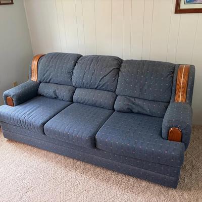 Blue Futon 