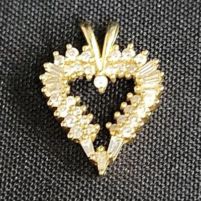 Women's 14K Gold Keepsake Diamond Pendant