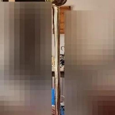 MCM Wall Clock And Floor Lamp