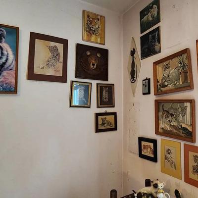 Mystery! Vintage Big Cat Artwork