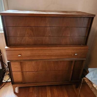 MCM Highboy Dresser