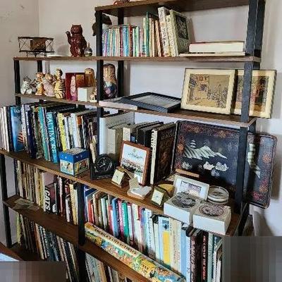 First Pick! Mystery! Books, Cat Ceramics/Decor/Tins, Asian Art, Clocks And More!