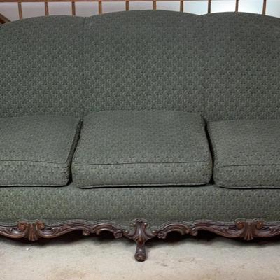Antique Sofa With Carved Wood / SECOND FLOOR 