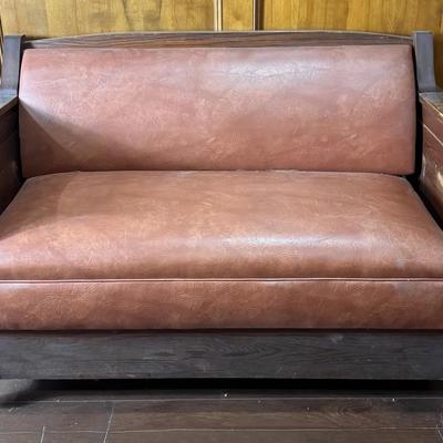 Leather Sleeper Sofa