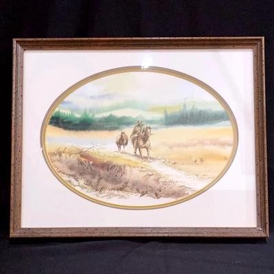 Western Watercolor By Murals