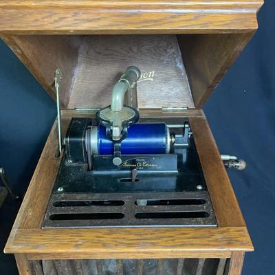 Antique Thomas Edison Phonograph 