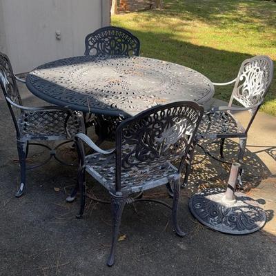 Patio Set Of Table And Chairs 