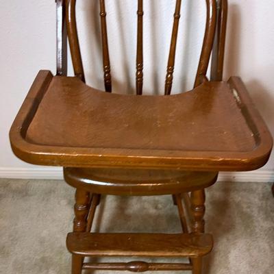 Vintage Child High Chair. 2nd FLOOR