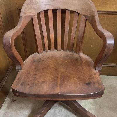 Wooden Bankers Chair / SECOND FLOOR