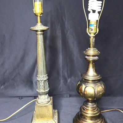 Vintage Brass Lamps
