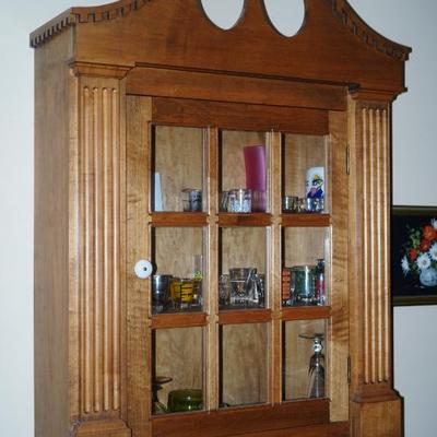 Sale Photo Thumbnail #31: Hand crafted by the owner hanging cabinet of excellent quality 