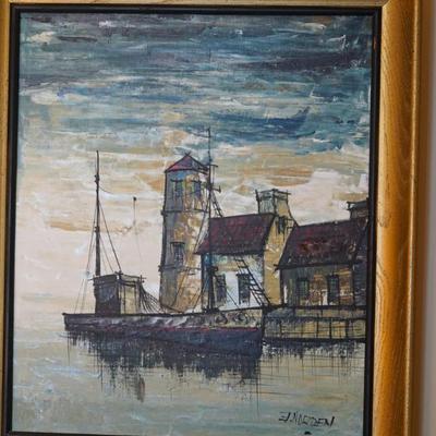 Sale Photo Thumbnail #20: original oil signed lower left 