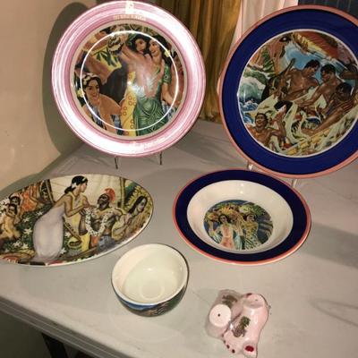 Homer Laughlin dishes with Eugene Savage designs